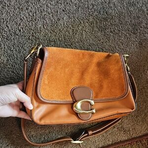 Brown Leather Shoulder Bag